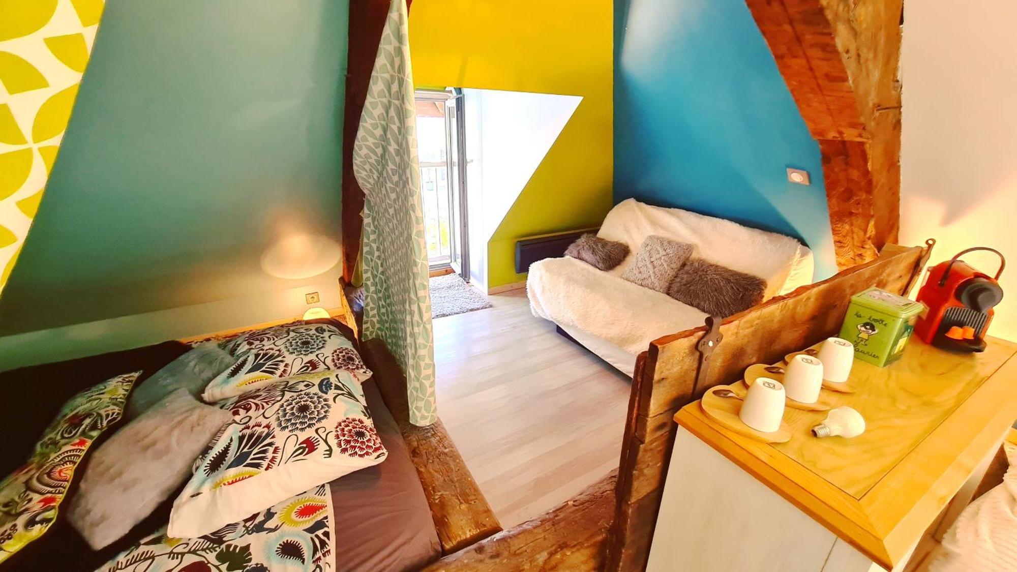 Le Doux Nid Bed & Breakfast Chanaz Bagian luar foto