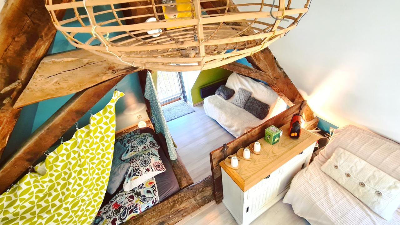 Le Doux Nid Bed & Breakfast Chanaz Bagian luar foto