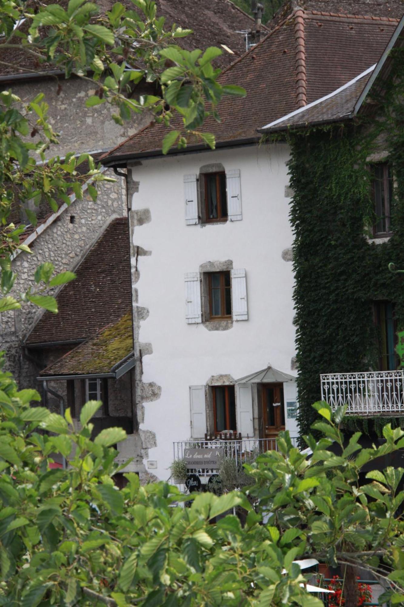Le Doux Nid Bed & Breakfast Chanaz Bagian luar foto